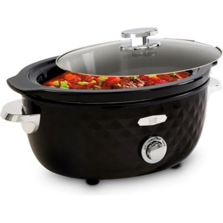 FRITEL Family Slow cooker 5.5liter 210W Sort/krom